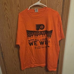 Jerzees Philadelphia Flyers Playoffs Shirt XL Men's NWOT NHL
